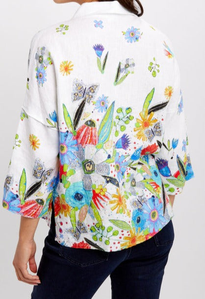 Art Garden Print Jacket